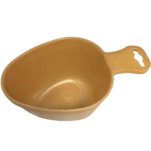 Stabilothrerm Biokåsa Becher, oval, 400ml, braun