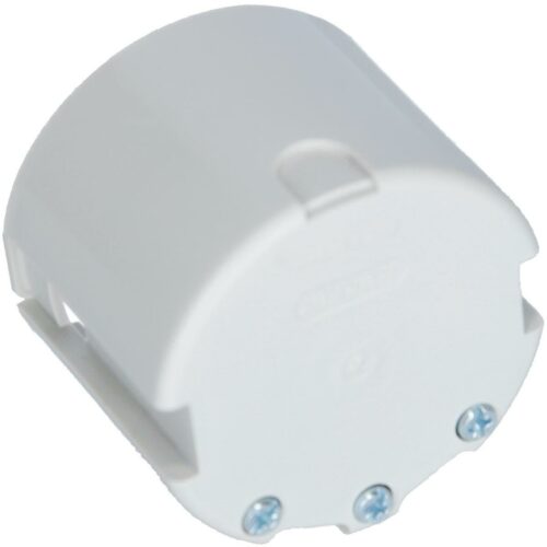 Berker Integro Flow/Pure Berührungsschutzdose, 1-fach, ø 49x38mm, grau, ohne Zugentlastung