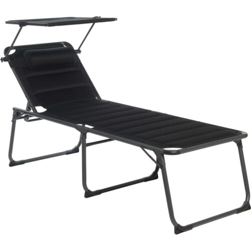 Wecamp Calva Sonnenliege, schwarz