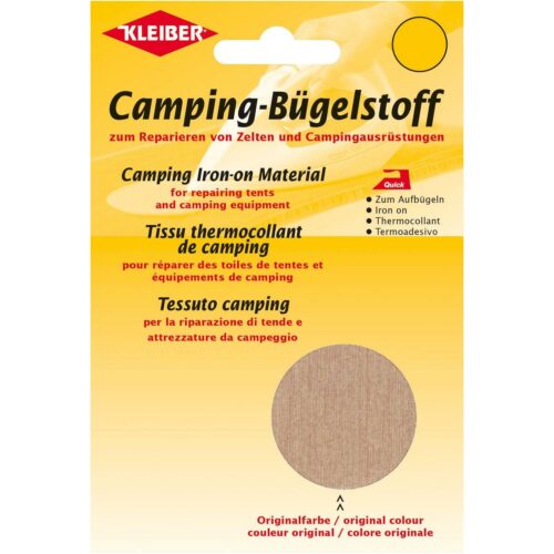 Kleiber Camping-Bügelstoff, sand
