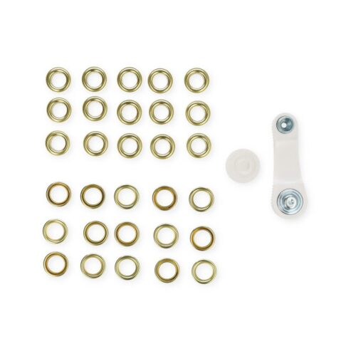 Prym Nähfrei-Ösen, 11mm, 15er-Pack