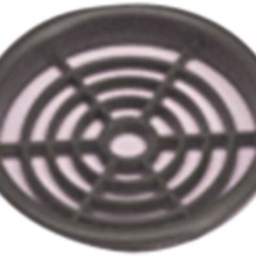 FAWO Möbellüftungsgitter, rund, 60mm, grau