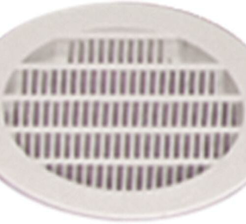 FAWO Lüftungsgitter rund Ø 100mm, weiß