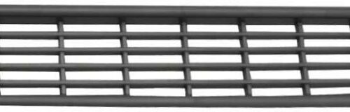 Froli Möbellüftungsgitter und Zuluft für Heizungsanlagen, silber, 205x40, oval