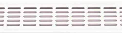 HSI Lüftungsgitter Luxus, 400x80mm, weiß