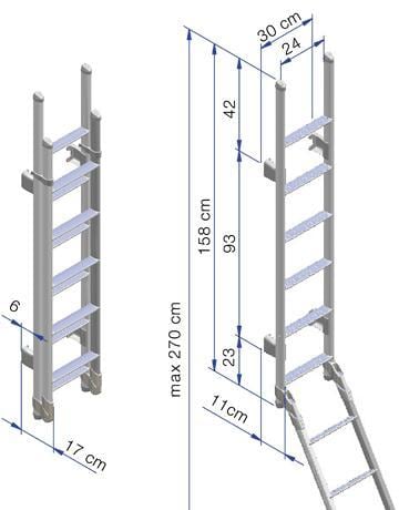 Thule Deluxe 11 Heckleiter, 11 Stufen