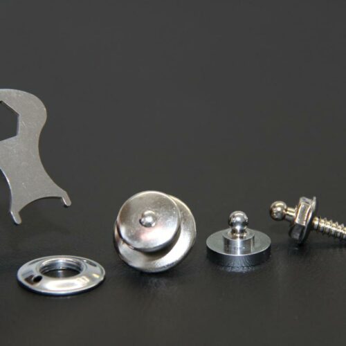 Hindermann Loxx-Druckknöpfe, mit Selbstsicherung, 5er-Set