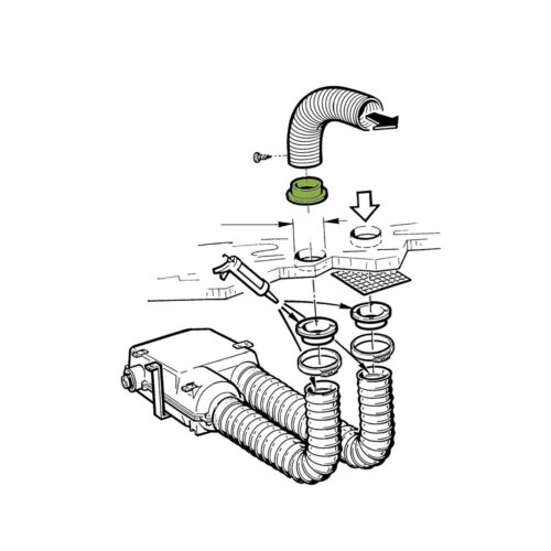 Truma Anschluss-Stück - Truma Art.Nr. 39050-73400 - für Heizung E2400