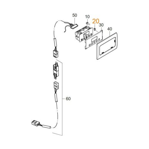 U-Klammer - Truma Ersatzteil Nr.: 39010-57000 - für Zeitschaltuhr ZUCB