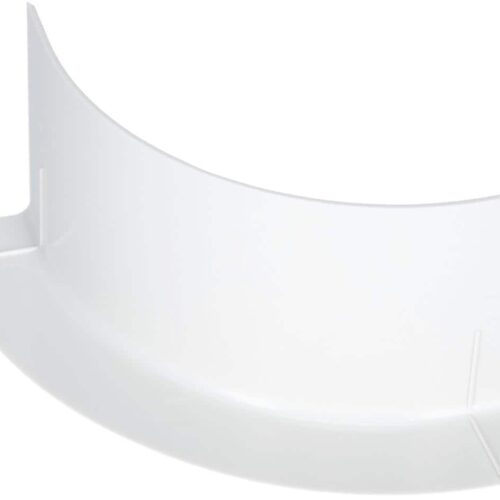 Rundbogen Radius 80mm Fensterinnenverkleidung, Hellgrau