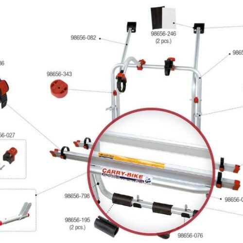 Unteres Auflagebügel-Stützrohr für Fiamma Carry Bike VWT4