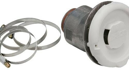 Alde Wandkamin, Ø83mm, weiß