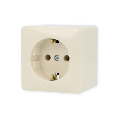 FAWO Aufbausteckdose 230V weiß