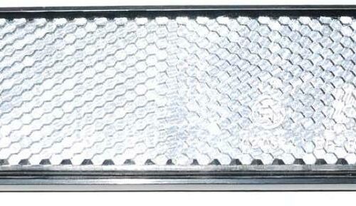 Reflektor rechteckig, klar