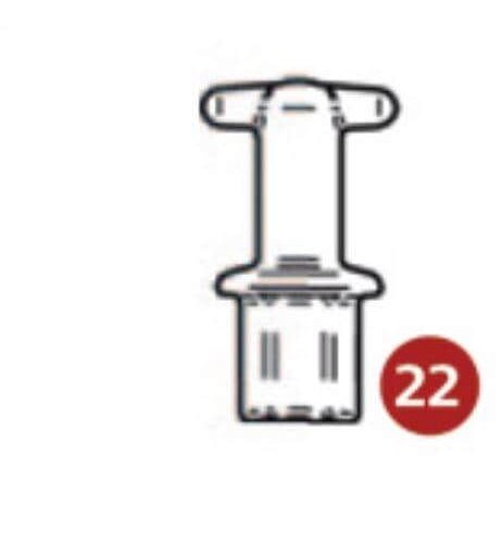 Thule Omnistor Kurbelkopf, messing