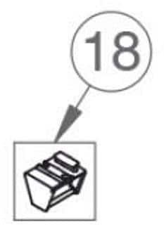 Masthalterung - Thule Ersatzteil Nr. 1500601187 - passend zu Thule Safari Residence & Panorama 5003 / 8000 / 6002 / 6200 / 6502 / 6802 / 6900 / 9200