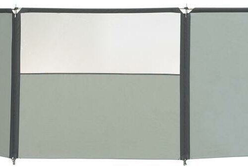 Isabella Flex Windschutz, 460x140cm, grau