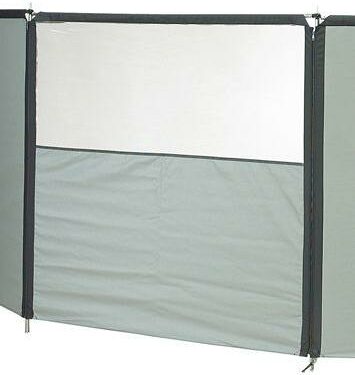 Isabella Erweiterungs-Modul 2 für Flex Grey Windschutz, Fenster oben, grau