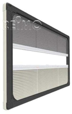 Horrex Profilsatz Duo Plissee UCS, ab 900mm, grau