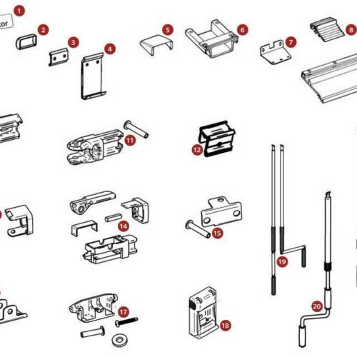 Kurbelglocke - Thule Ersatzteil Nr. 1500601211 - für Markisen