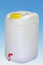 Comet Super Weithalskanister mit Verschluss DIN 96 u. Auslaufhahn, 25L