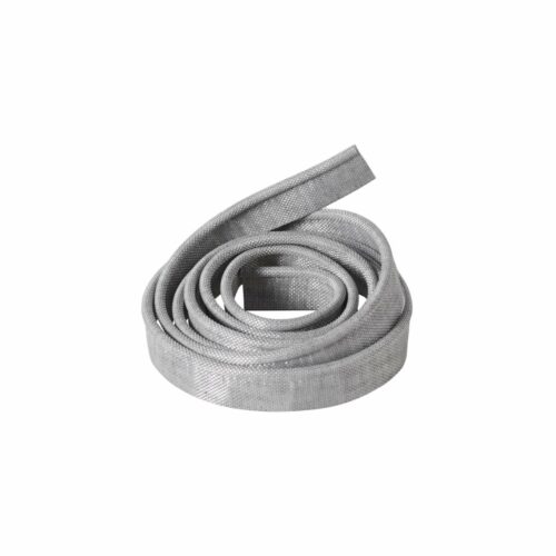 Hindermann Kederband, 7 x 25 mm, grau, 3 m