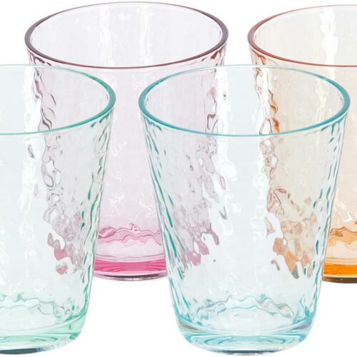 Brunner Colour Vintage Trinkglas, 4er Set, 300ml