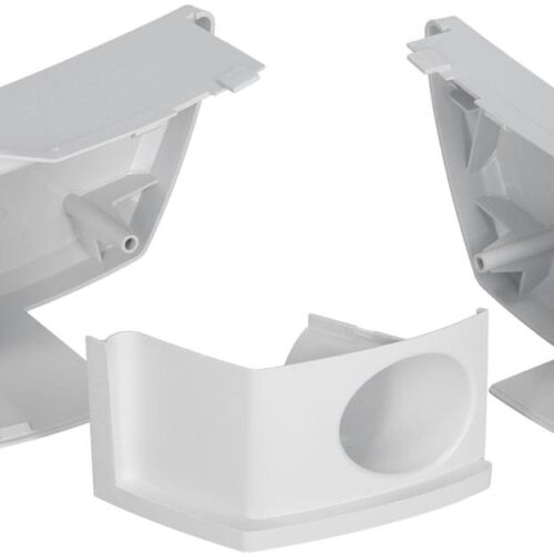 Endkappen-Satz weiß - Thule Ersatzteil Nr. 1500602603 - passend zu Thule Omnistor 6200