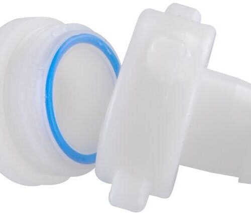 Lilie Schlauchkupplung, 19mm, weiß