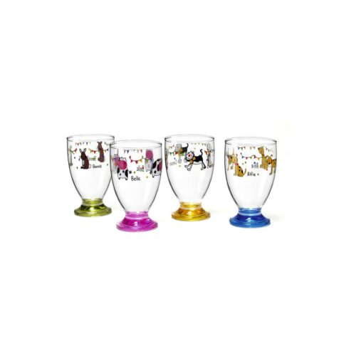 Flamefield Charlie and Friends Kindergläser, 4er Set