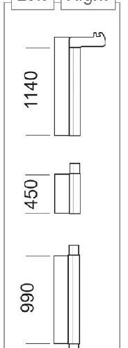 Mastprofil rechts - Thule Ersatzteil Nr. 1500602166 - passend zu Thule Safari Residence & Panorama Serie 5 / 6 / 8000 / 9200