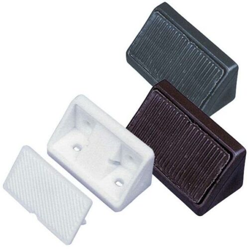 FAWO Möbelverbinder mit Kappe, 10er-Pack, grau