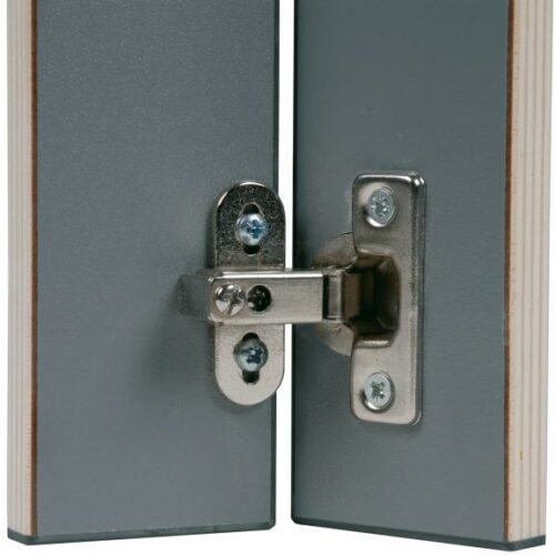 Möbelscharnier mit kleinem Kopfgehäuse, 2er-Pack