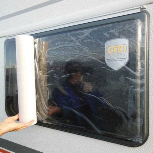 Hindermann H-466 Fensterschutzfolie transparent, 30m