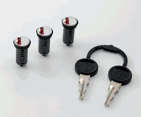 ZADI Schließzylinder-Set, 5 Zylinder u. 2 Schlüssel