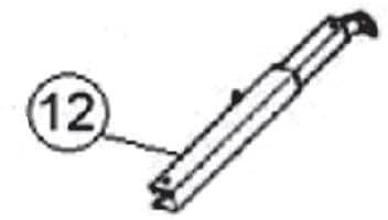 Thule Teleskoparm links bis 2,6m Markisenlänge - Ersatzteil Nr. 1500601324 - passend zu Thule Omnistor 2000