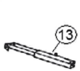 Teleskoparm rechts bis 1,9m Markisenlänge - Thule Ersatzteil Nr. 1500601326 - passend zu Thule Omnistor 2000