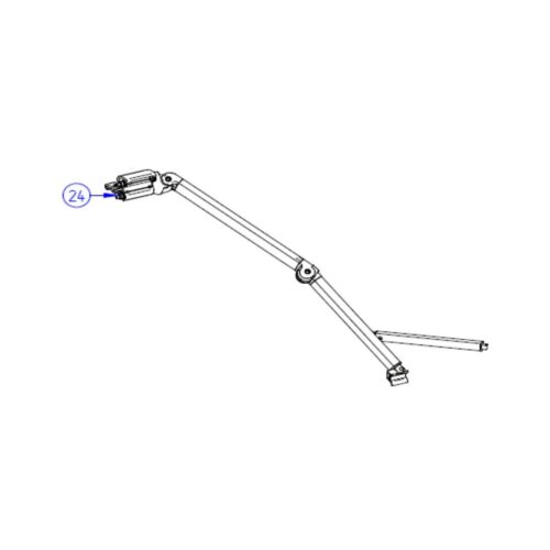 Gelenkarm links 3m - Thule Ersatzteil Nr. 1500602500 - passend zu Thule Omnistor 9200