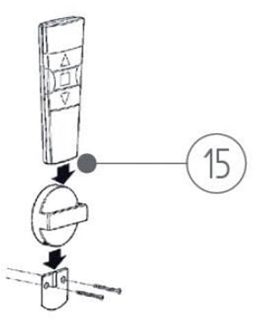 Fernbedienung für Motor - Thule Ersatzteil Nr. 1500601129 - passend zu Thule Omnistor 8000 / 9200