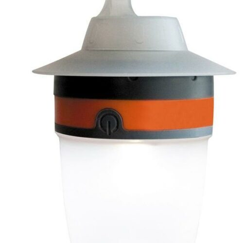Eurotrail Cap LED-Campingleuchte, batteriebetrieben, grau/orange