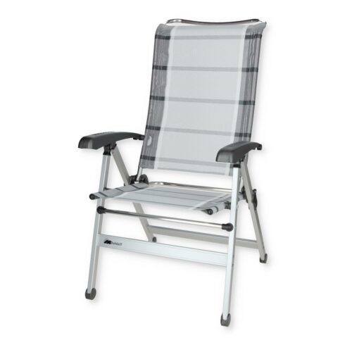 Dukdalf Cha Cha Campingstuhl, silber/anthrazit