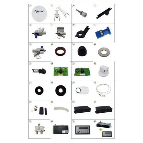 Sat-Spiegel - TenHaaft Ersatzteil Nr. 21006505 - für Oyster Vision 85