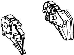 Endplatten-Satz weiß - Thule Ersatzteil Nr. 1500602607 - passend zu Thule Omnistor 6200