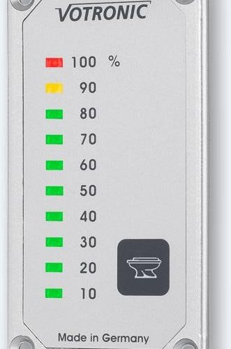 Votronic Fäkaltankanzeige S, 12/24V mit LED-Balkananzeige