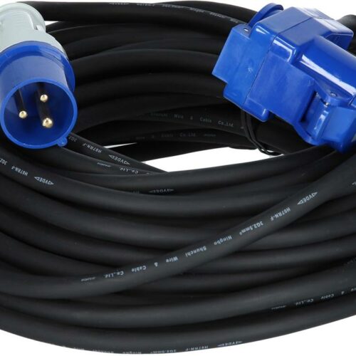 Carbest CEE Verlängerungskabel mit zusätzl. Schuko-Dose, 2,5 mm², 25m