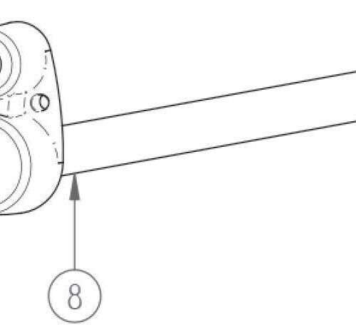 Tuchrollen-Federwelle - Thule Ersatzteil Nr. 1500602413 - passend zu Thule Windscreen