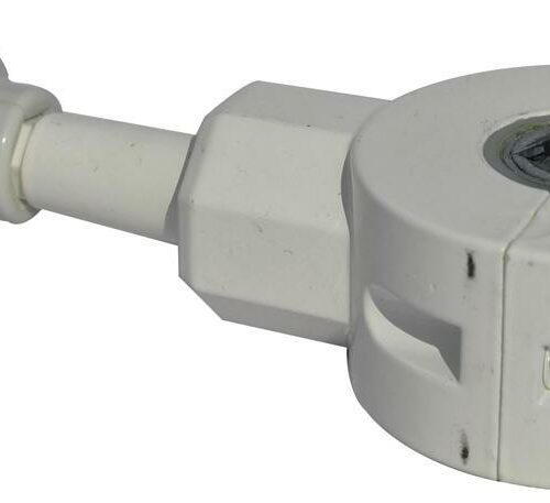 Getriebe mit Öse Polar Weiß - Fiamma Ersatzteil Nr. 98655-201 - passend zu F65 S