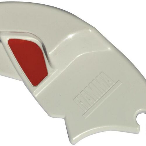 Frontblendenverschluss links Polar Weiß - Fiamma Ersatzteil Nr. 98655-319 - passend zu F65 S