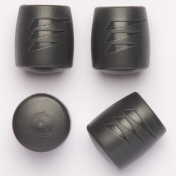 Fußstopfen 4er-Set anthrazit - Crespo Ersatzteil-Nr. Set/251-1-09 - für Crespo Campingstühle