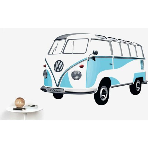 VW Collection Wandtattoo Bulli, Samba Classic Blue